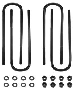 Racewill 4pcs Semi-Round Bend Front U-Bolts Compatible con