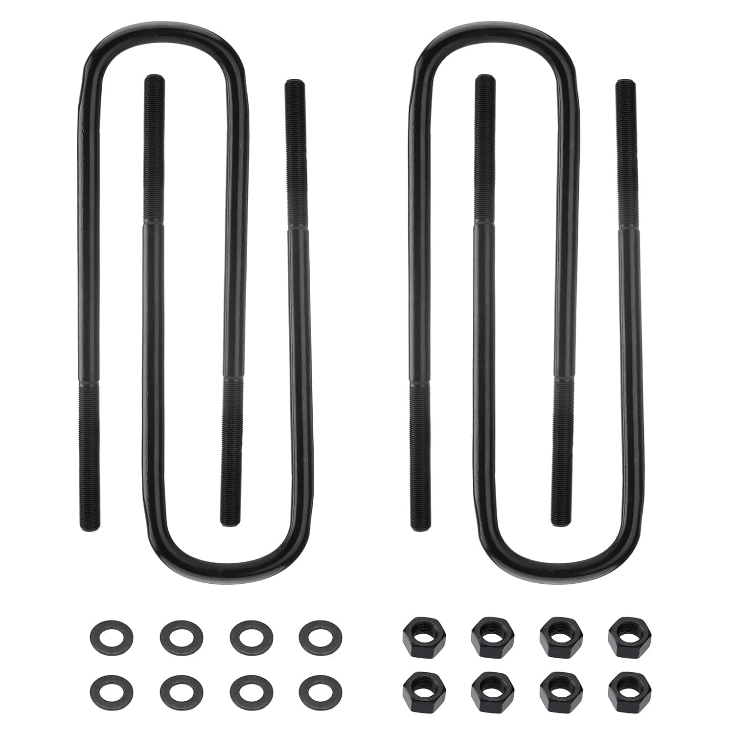 Racewill 4pcs Semi-Round Bend Front U-Bolts Compatible con