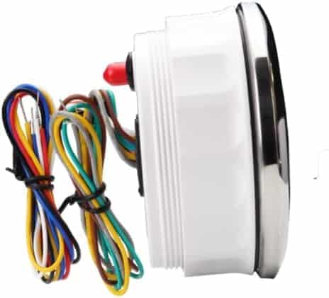 MOTOR METER RACING W PRO 85mm 3-3/8" 2 en 1 -Blanco - Imagen 7