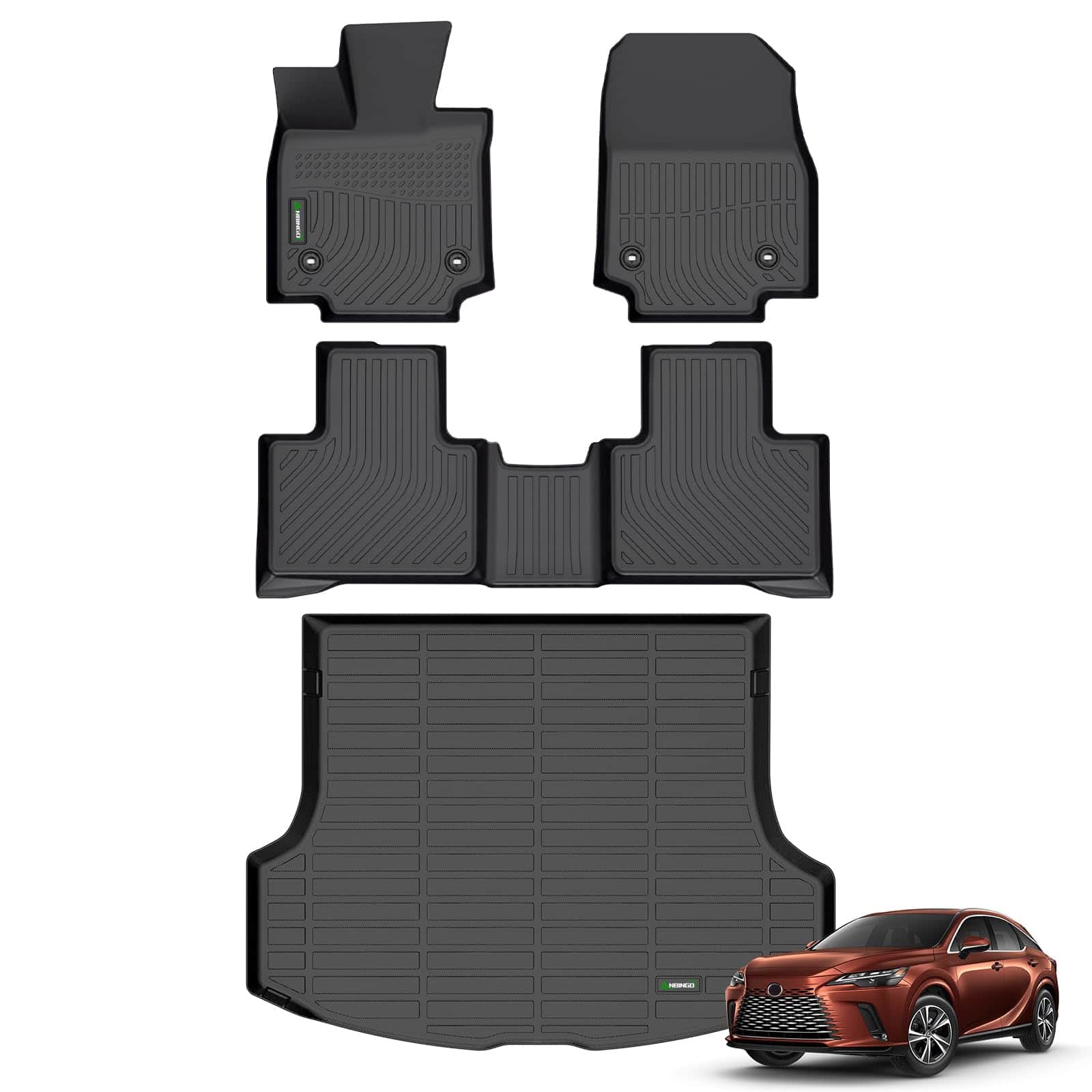 Tapetes para el Piso y Forro de Carga ANBINGO para Lexus RX