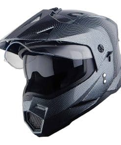 Casco de Motocross de Doble Deporte 1Storm con Doble Visera