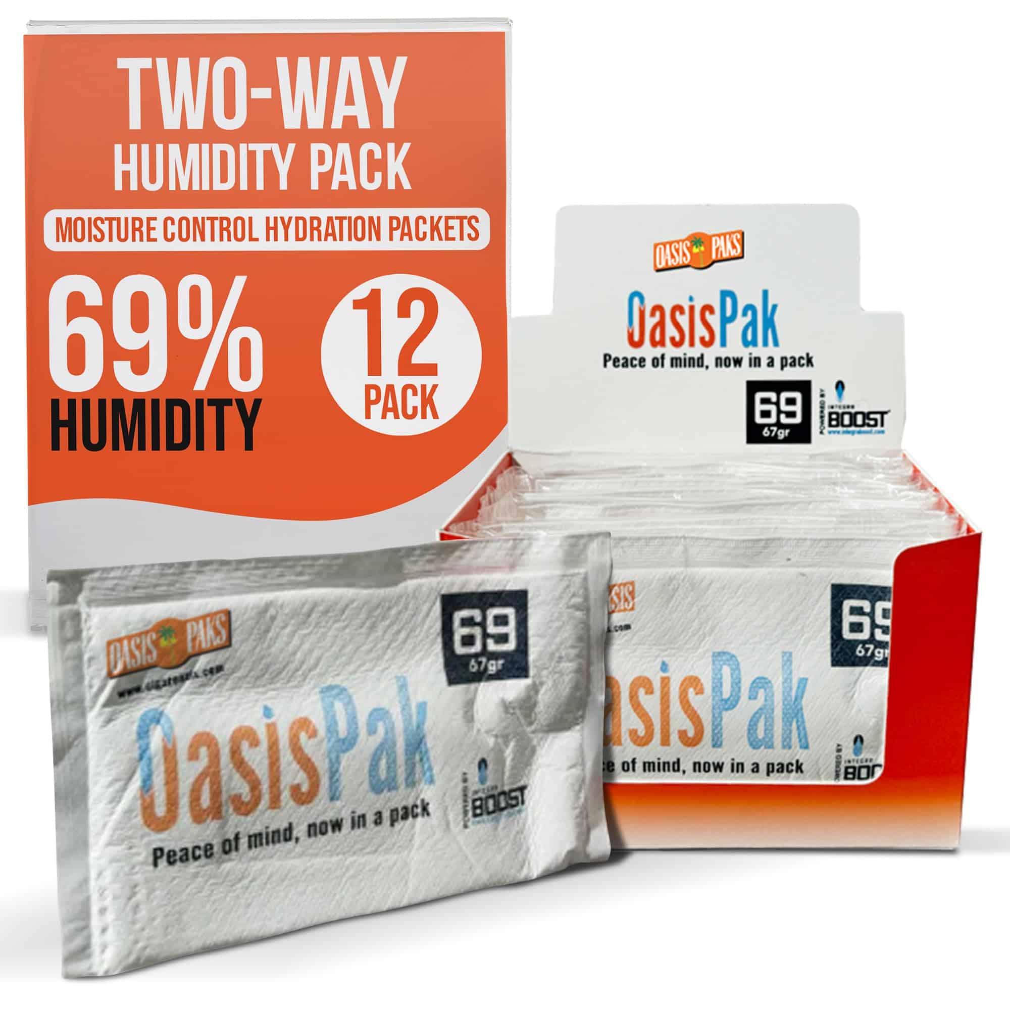 Oasis Pak Two-Way Humidity Packs - Paquetes de Humedad de