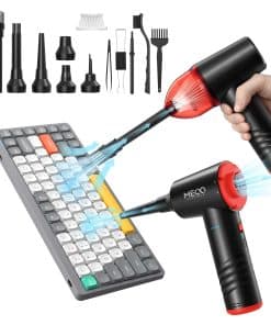 Soplador de Aire Comprimido y Mini Aspiradora 4en1, MECO 3