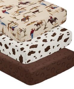 Juego de sábanas ajustables para cuna de bebé Sweet Jojo