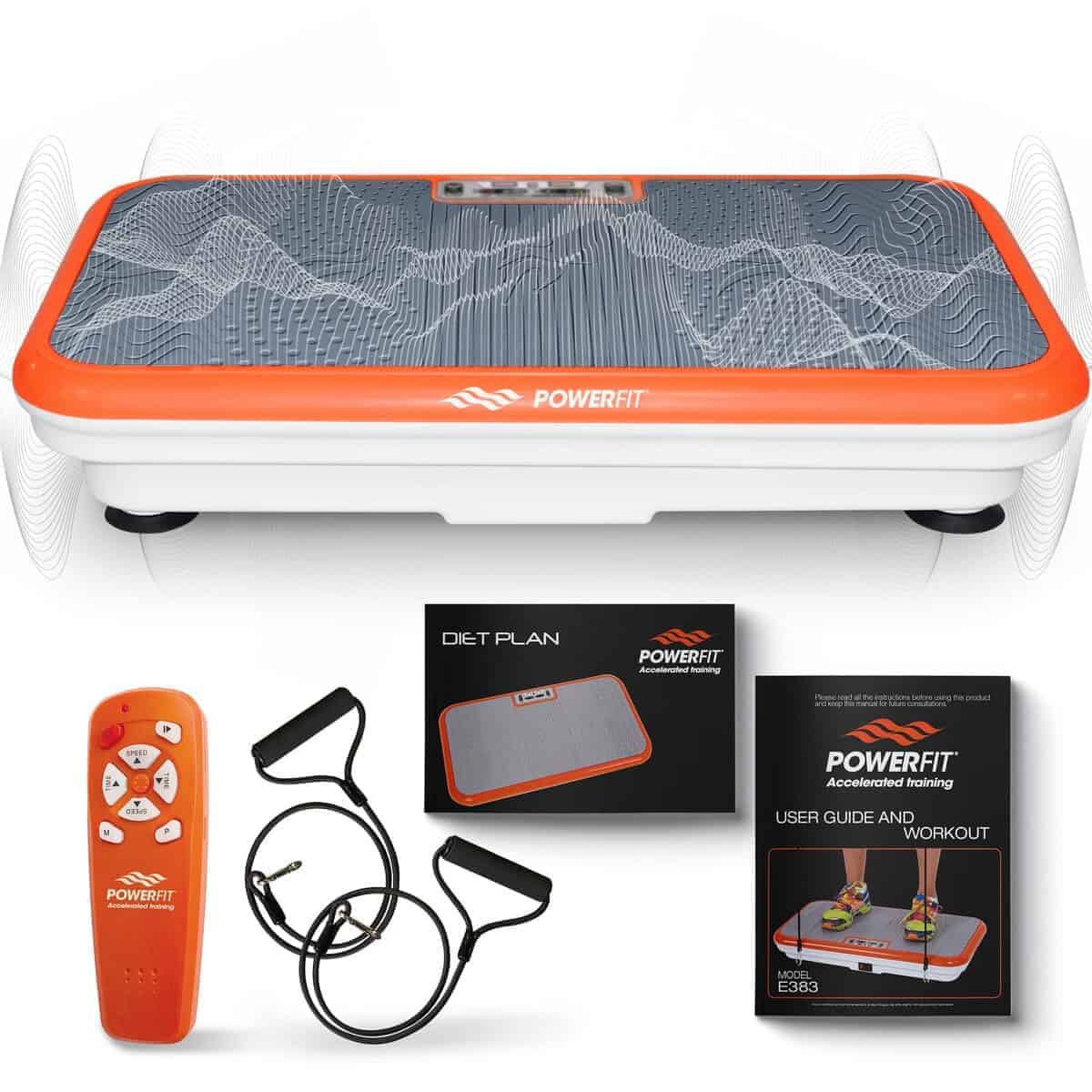 Plataforma de Ejercicio de Vibración Power Fit, Powerfit