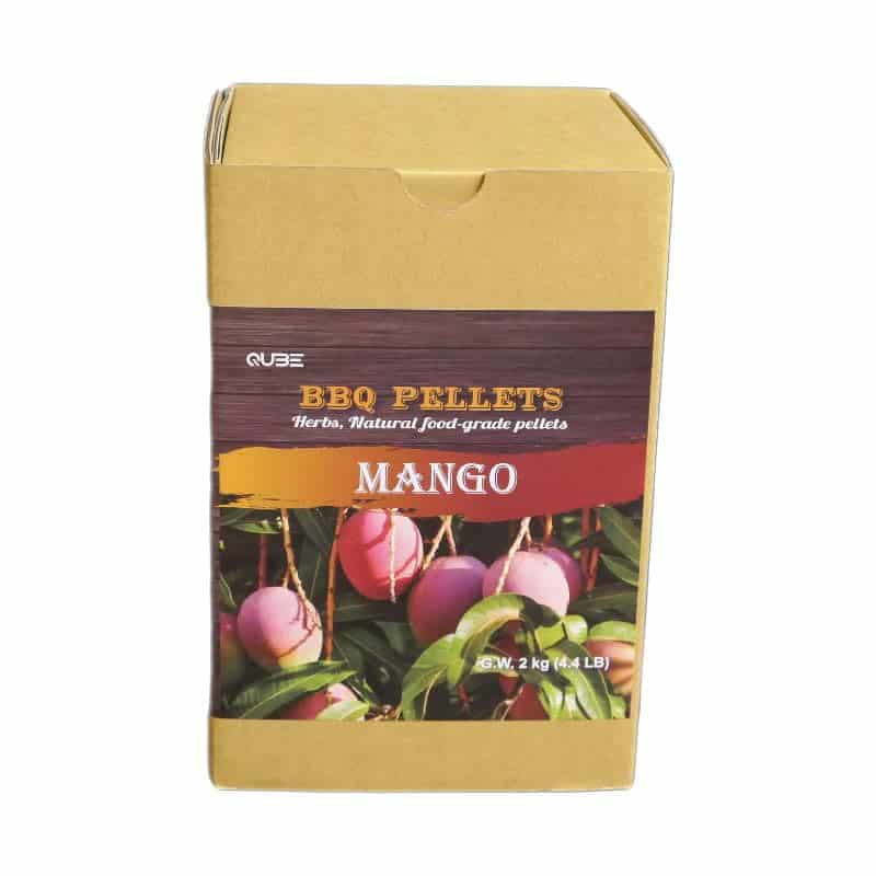 QUBE BBQ 100% Natural Fruitwood BBQ Pellets, Pellets de