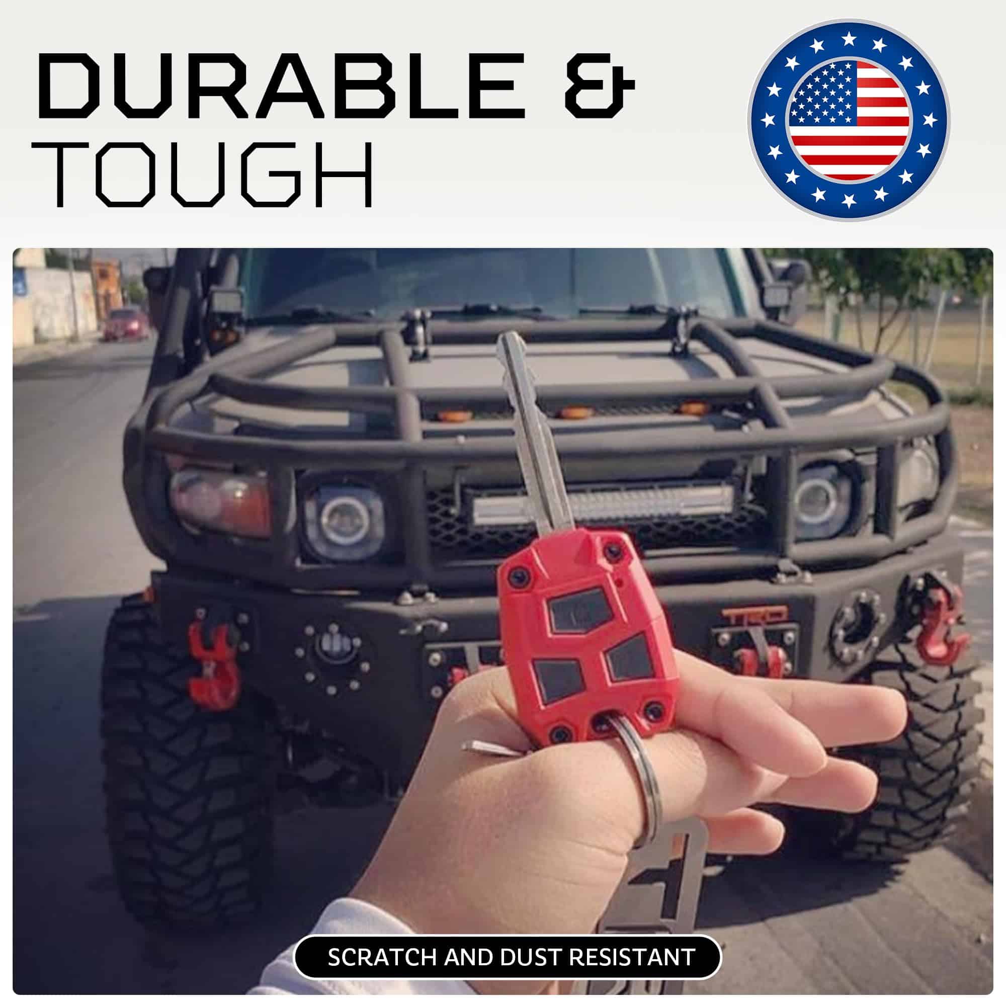 Carcasa de Llave de Plástico ABS AJT DESIGN para FJ Cruiser - Imagen 5