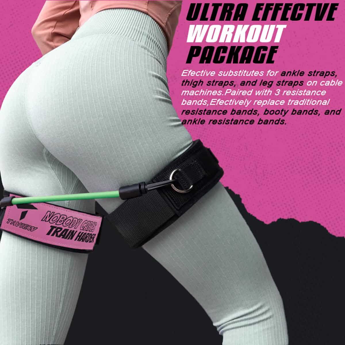 Correa de Muslo y Tobillo Ajustable con Acolchado de - Imagen 4