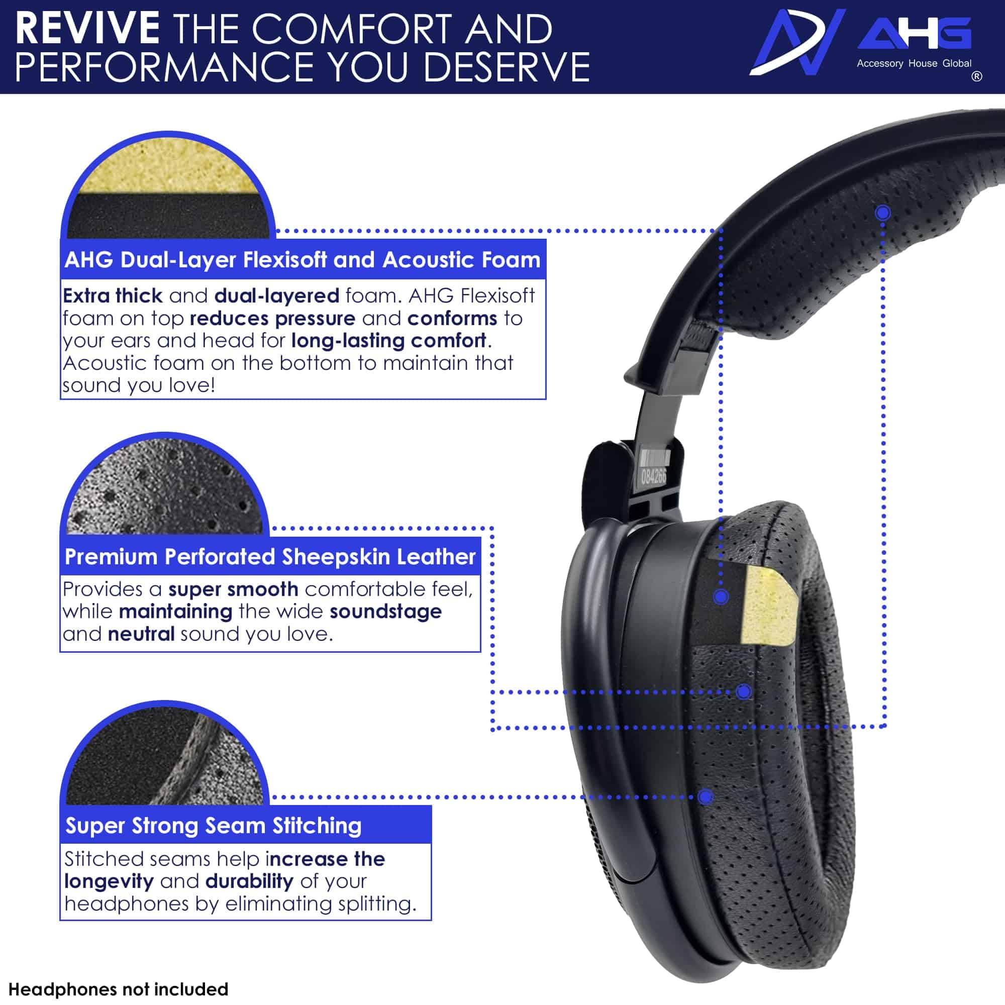 Almohadillas premium para los oídos y almohadilla para - Imagen 4