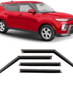 Voron Glass Deflectores de Lluvia Extra -Negro