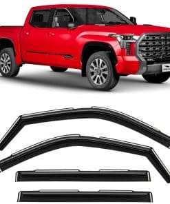 Voron Glass Deflectores de Lluvia Duraderos -Negro