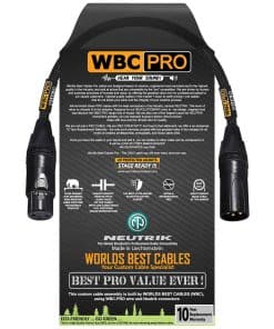 Cable Estrella Cuádruple Ultra-Silencioso y -Negro