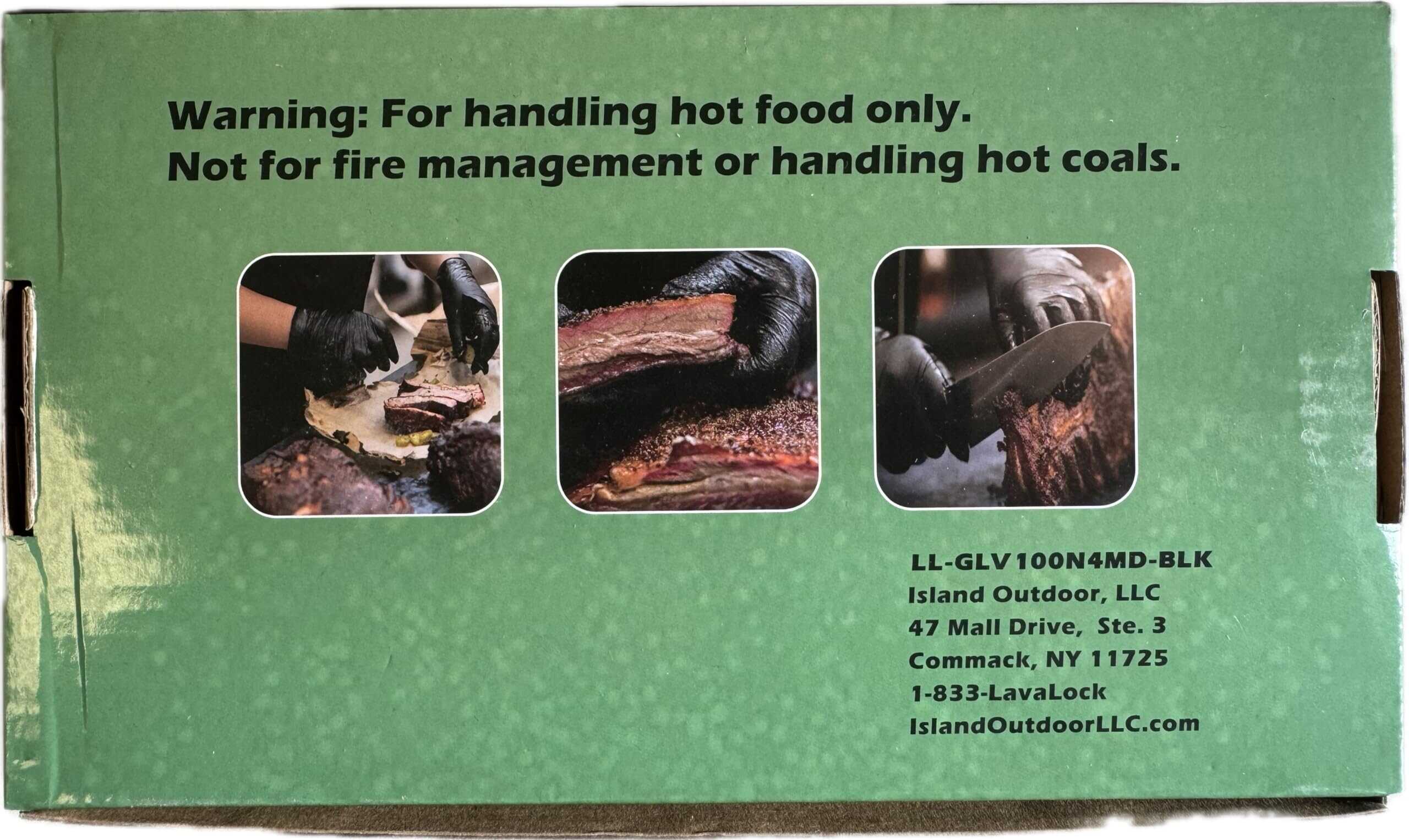 Guantes de Barbacoa Desechables de Nitrilo LavaLock con - Imagen 4