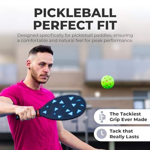 Tourna Pickleball Mega Tac Extra Tacky Paddle -White - Imagen 5