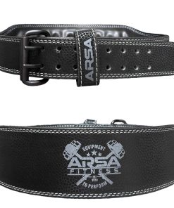 Cinturón de Levantamiento de Pesas de Cuero -Negro Mamba
