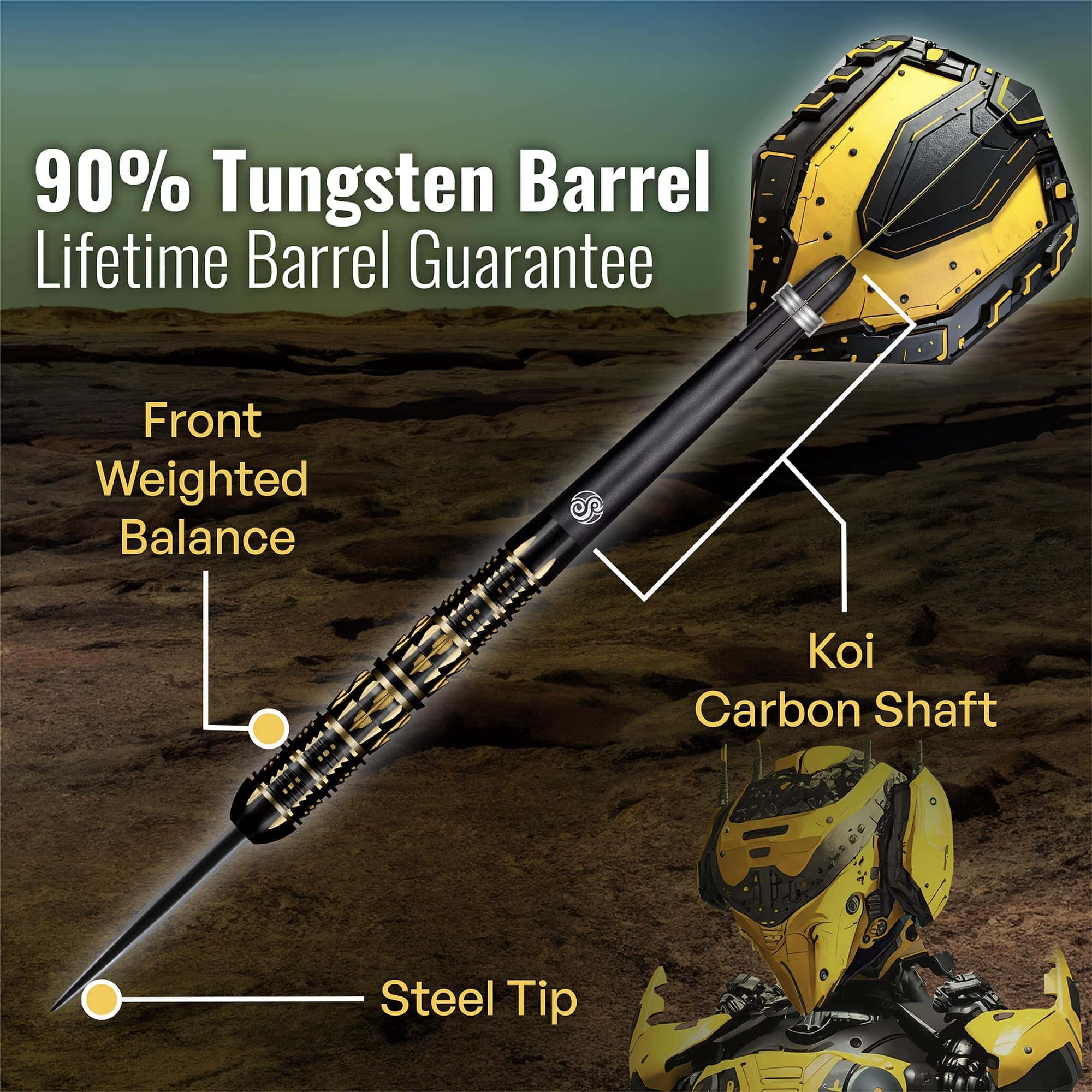 Dardos de Lanzamiento Profesionales Shot! Darts AI Mecha - Imagen 4