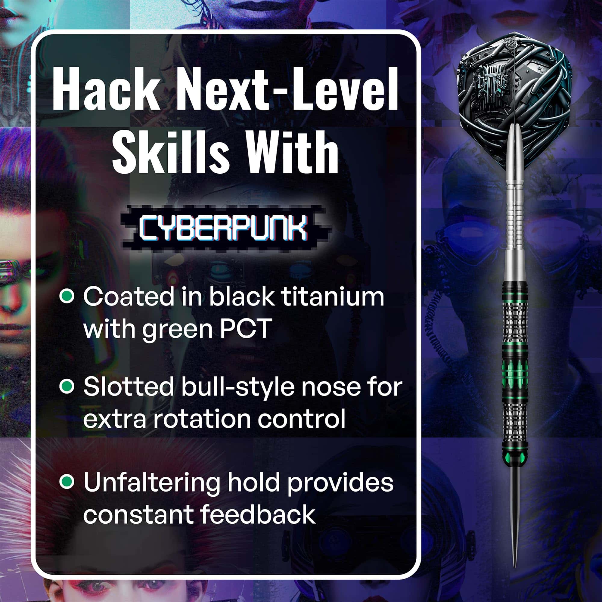 Set de Dardos para Lanzamiento Profesional Shot! Darts AI - Imagen 3