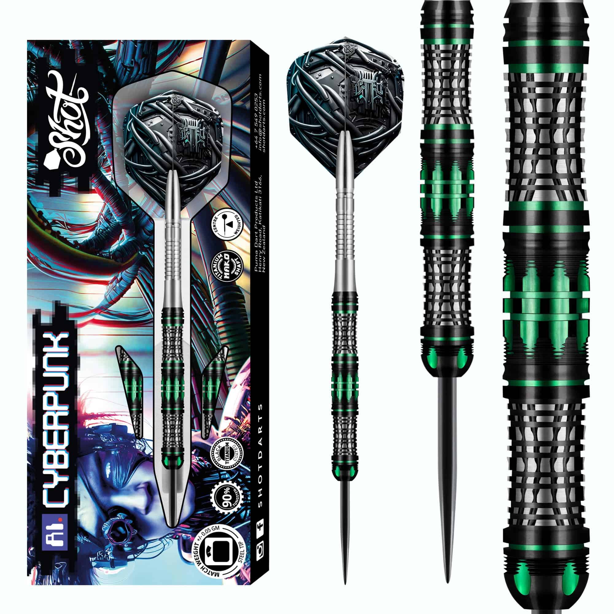 Set de Dardos para Lanzamiento Profesional Shot! Darts AI