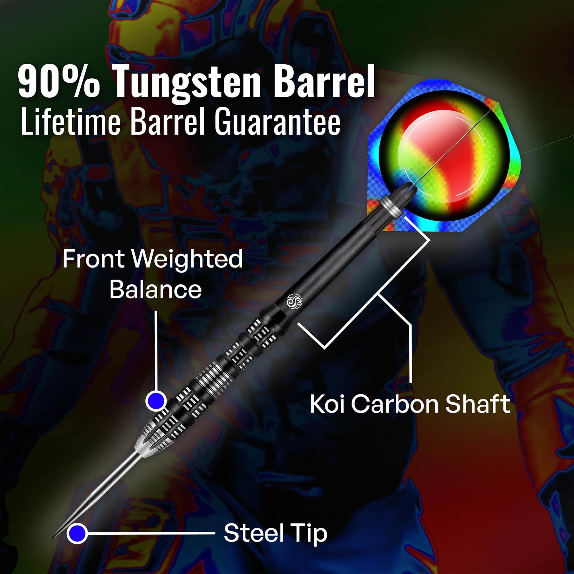Juego de Dardos Profesionales Shot! Darts AI Mimic 90% - Imagen 4
