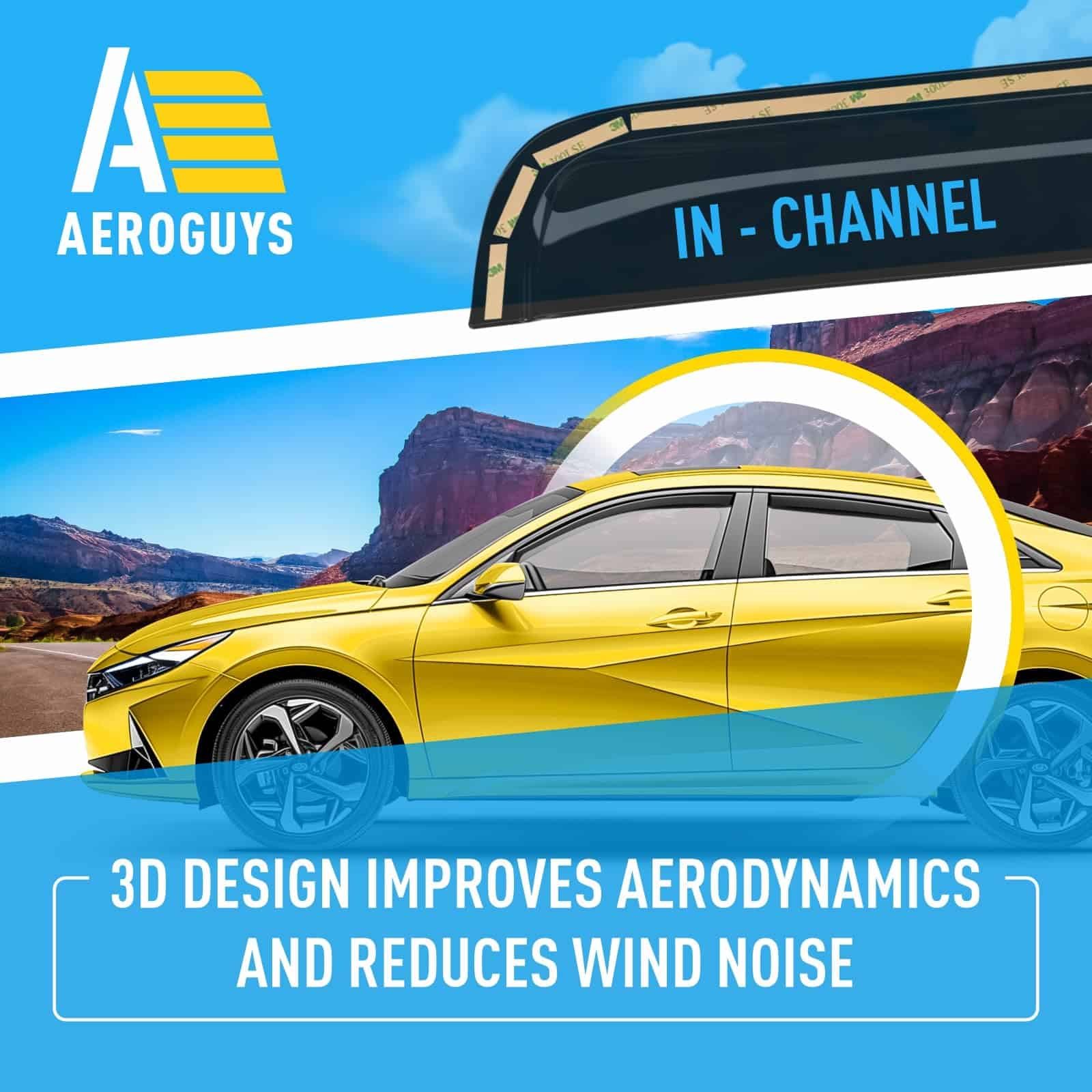 Deflectores de ventanas extra duraderos en viseras de - Imagen 6