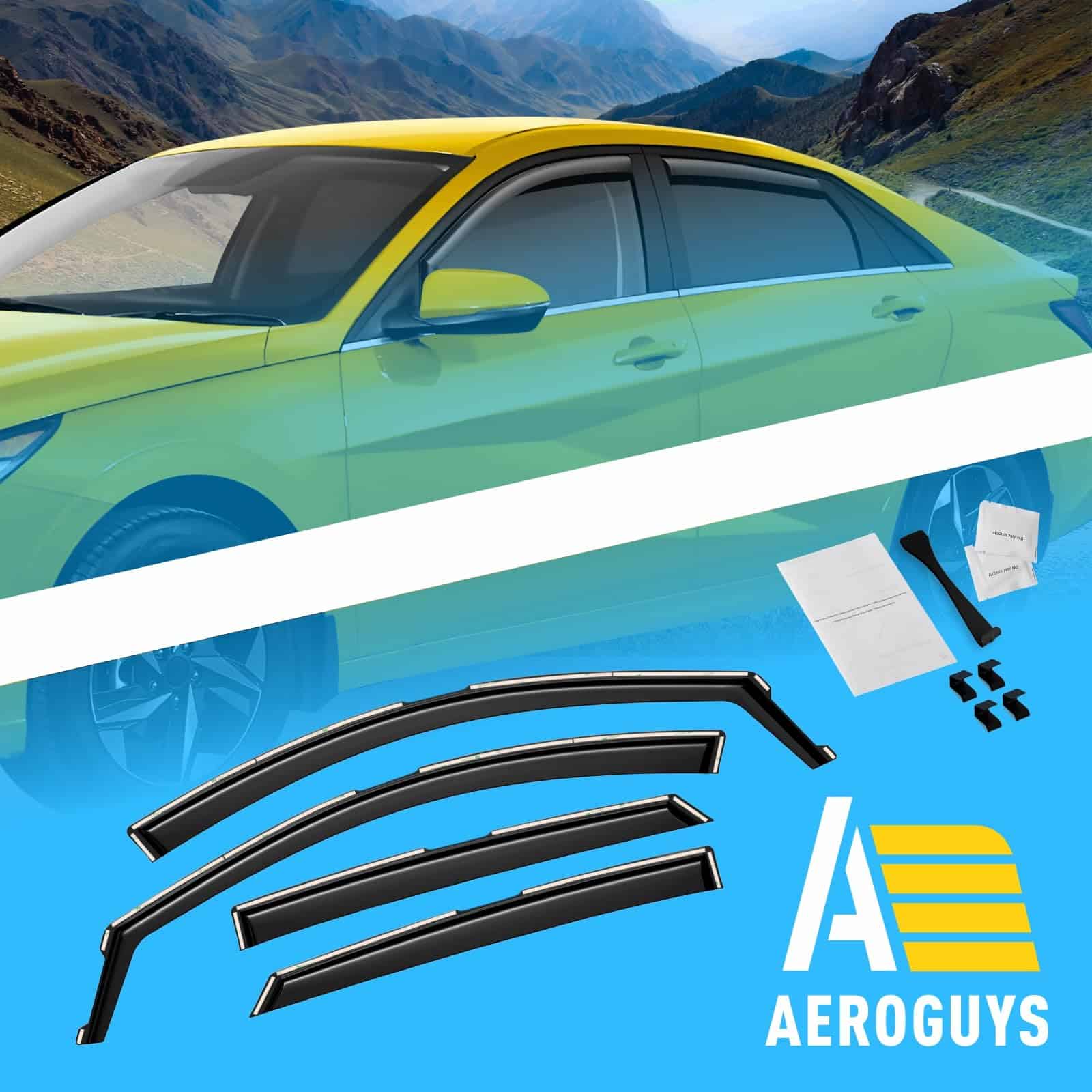 Deflectores de ventanas extra duraderos en viseras de - Imagen 9