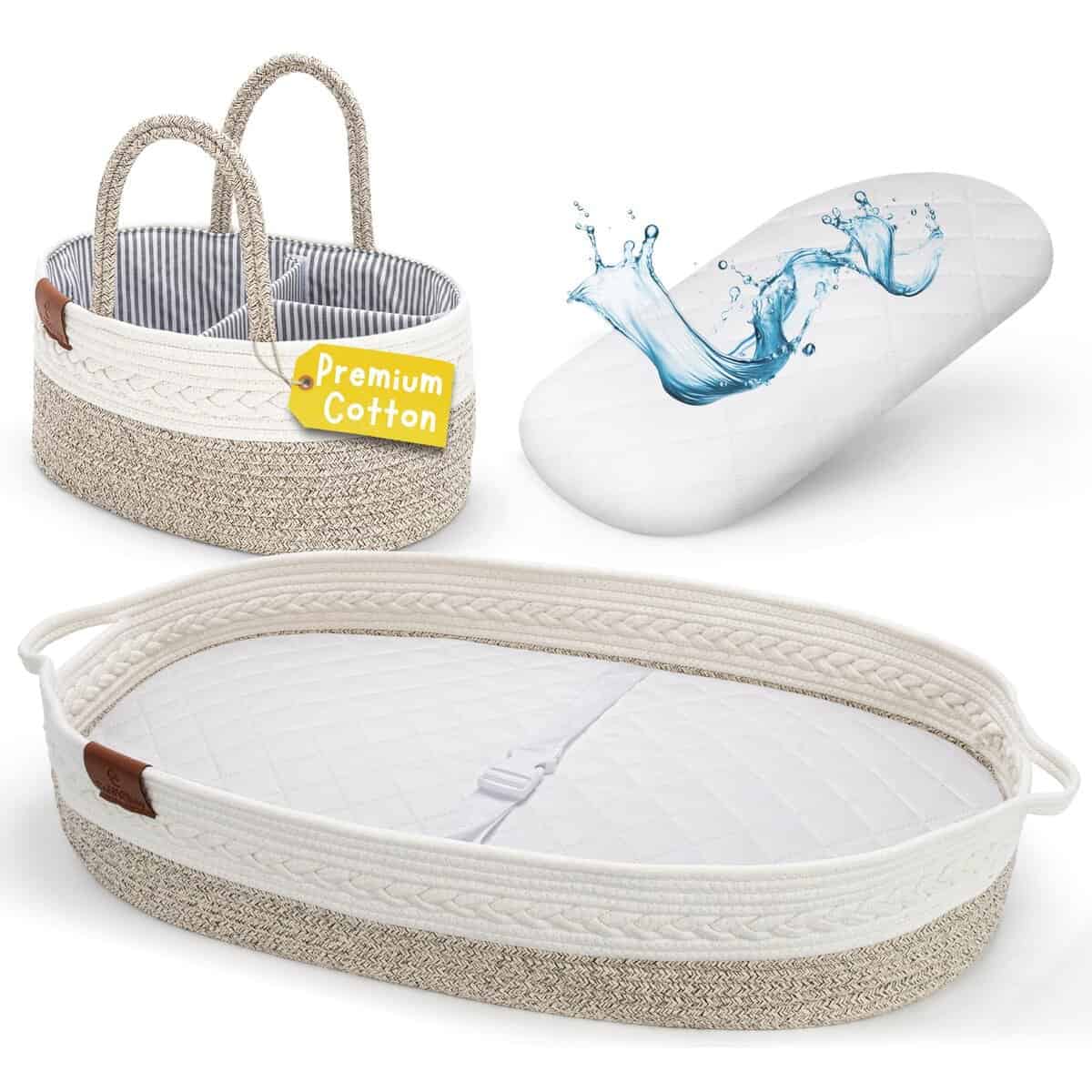 Cesta de Cambio de Bebé SwiftSleep para Cómoda de Bebé,