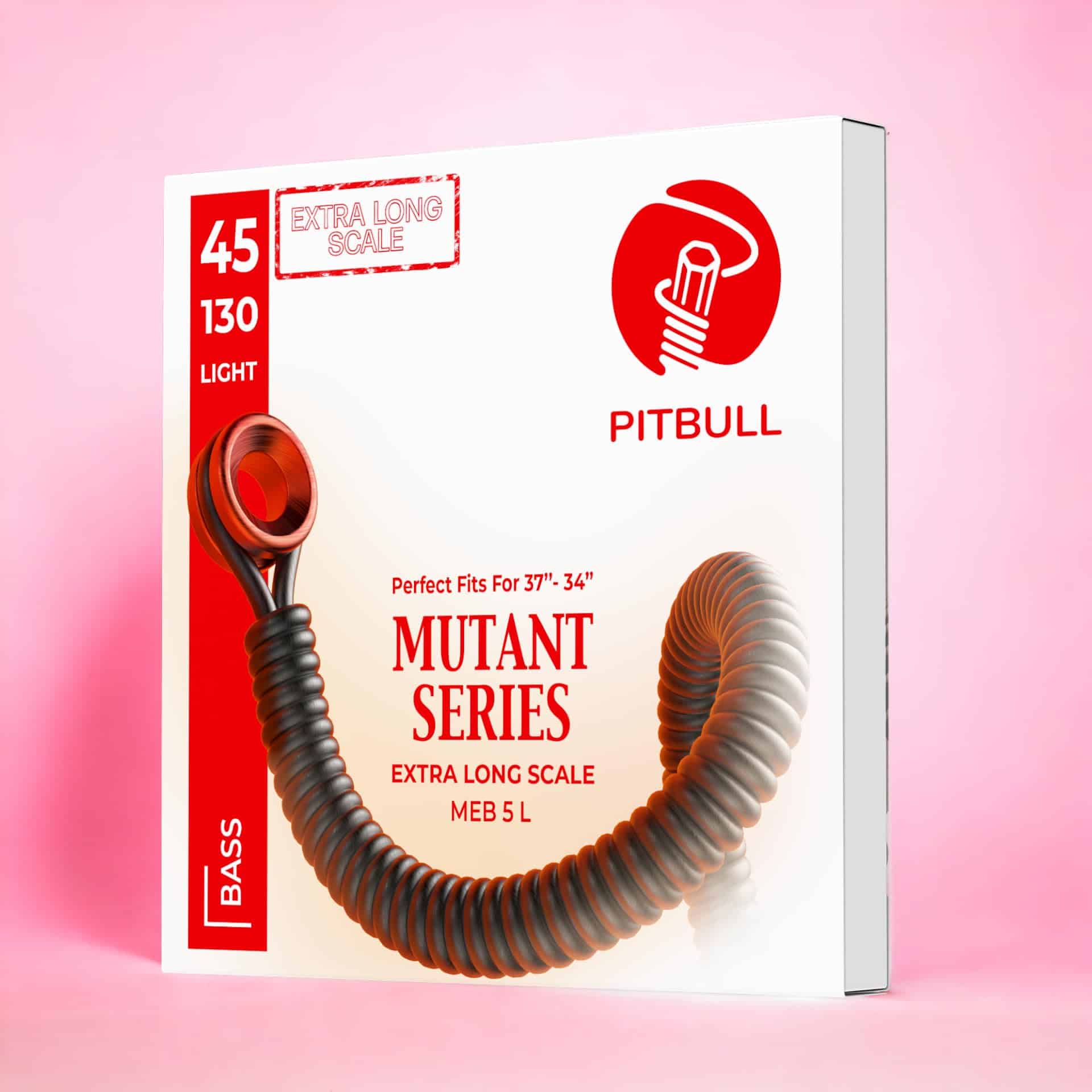 Cuerdas de Bajo Mutant Pitbull Escala Extra Larga Multi - Imagen 4