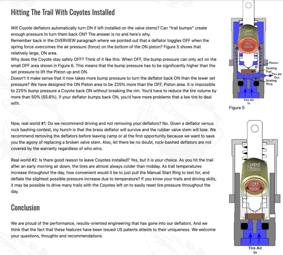 Desinfladores de neumáticos oficiales Coyote Enterprises, - Imagen 10