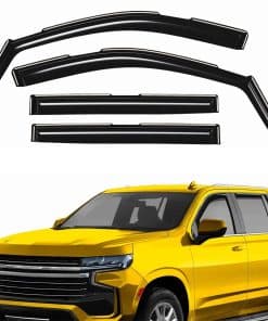Deflectores de Ventana Extra Duraderos -NEGRO