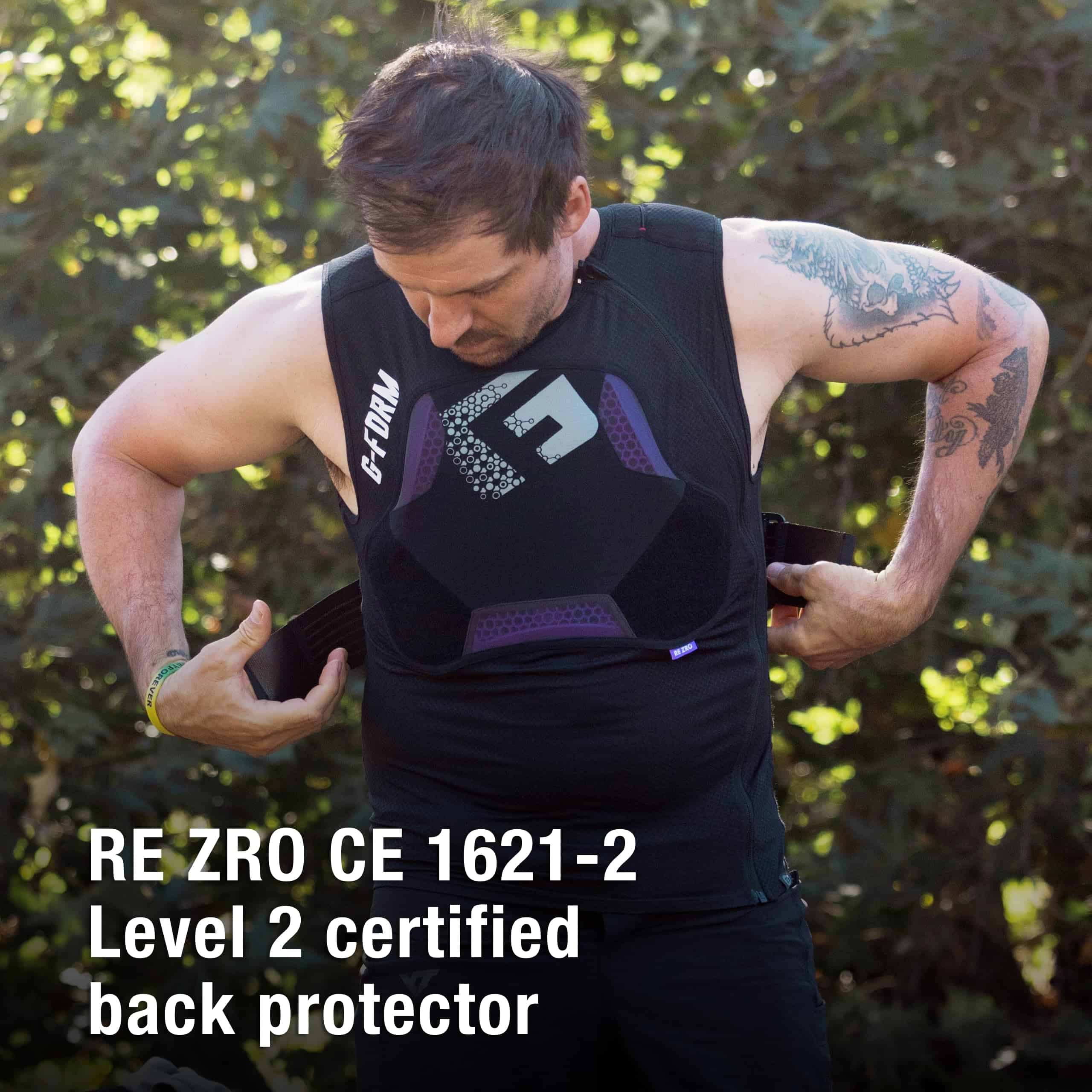 Camisa protectora G-Form MX Spike Chest & Back - Camisa de - Imagen 4