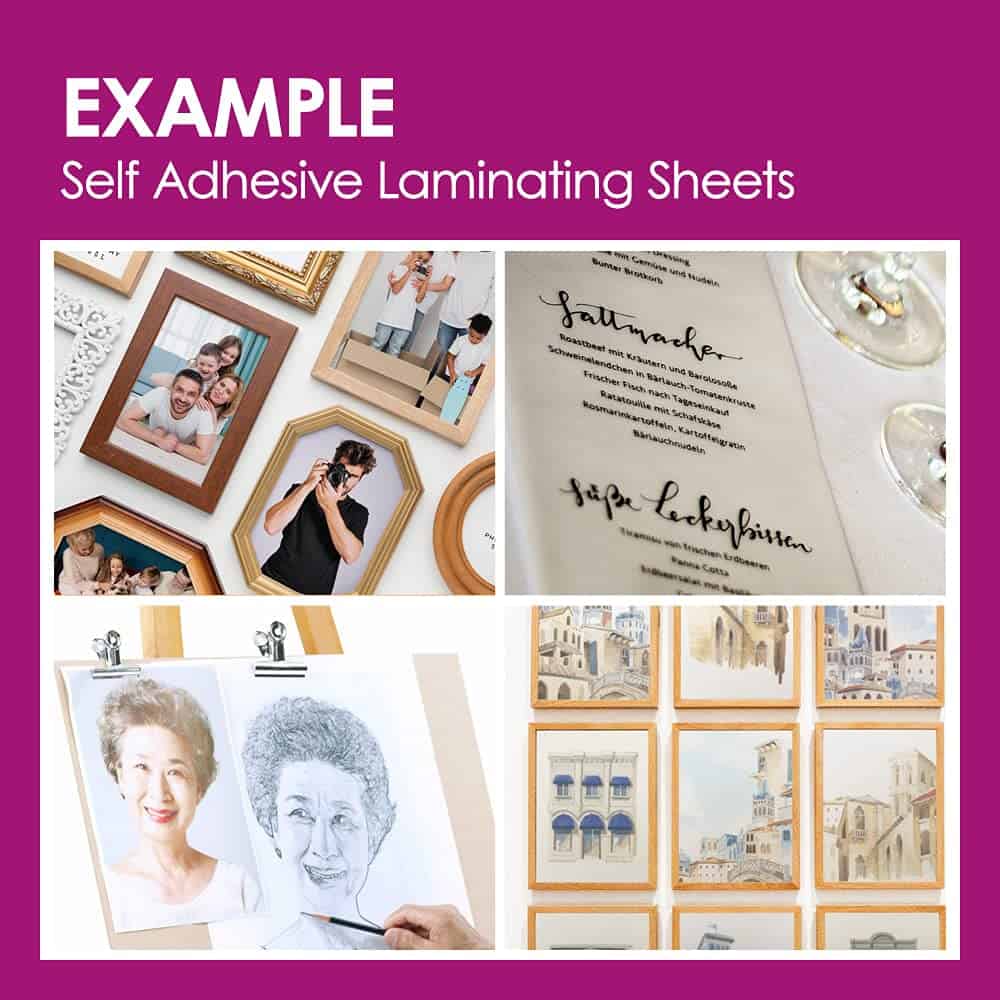 Hojas de Laminado Autoadhesivas 12.3x17.1 pulgadas, Paquete - Imagen 10