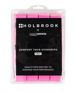 Holbrook Comfort Tour Overgrips - Pack de 12 (Rosa)