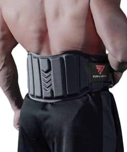 Cinturón de Levantamiento de Pesas, Cinturón de -Negro (Dobl