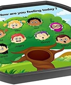Tapete de juego Emotions Tree para bandeja Tuff de niños -