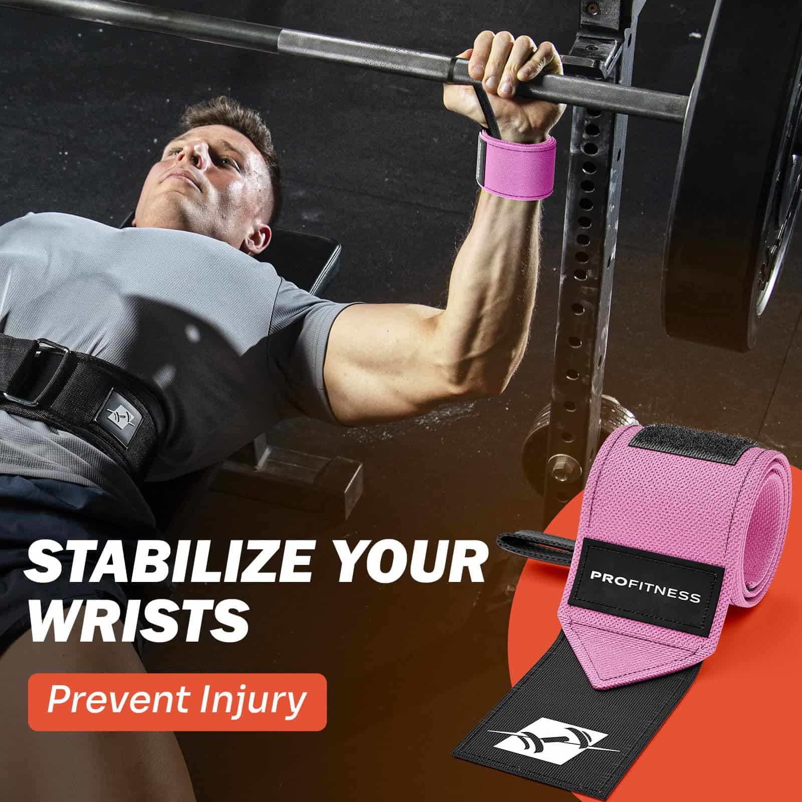 Set de Mujeres de ProFitness: Muñequeras y Correas de - Imagen 6