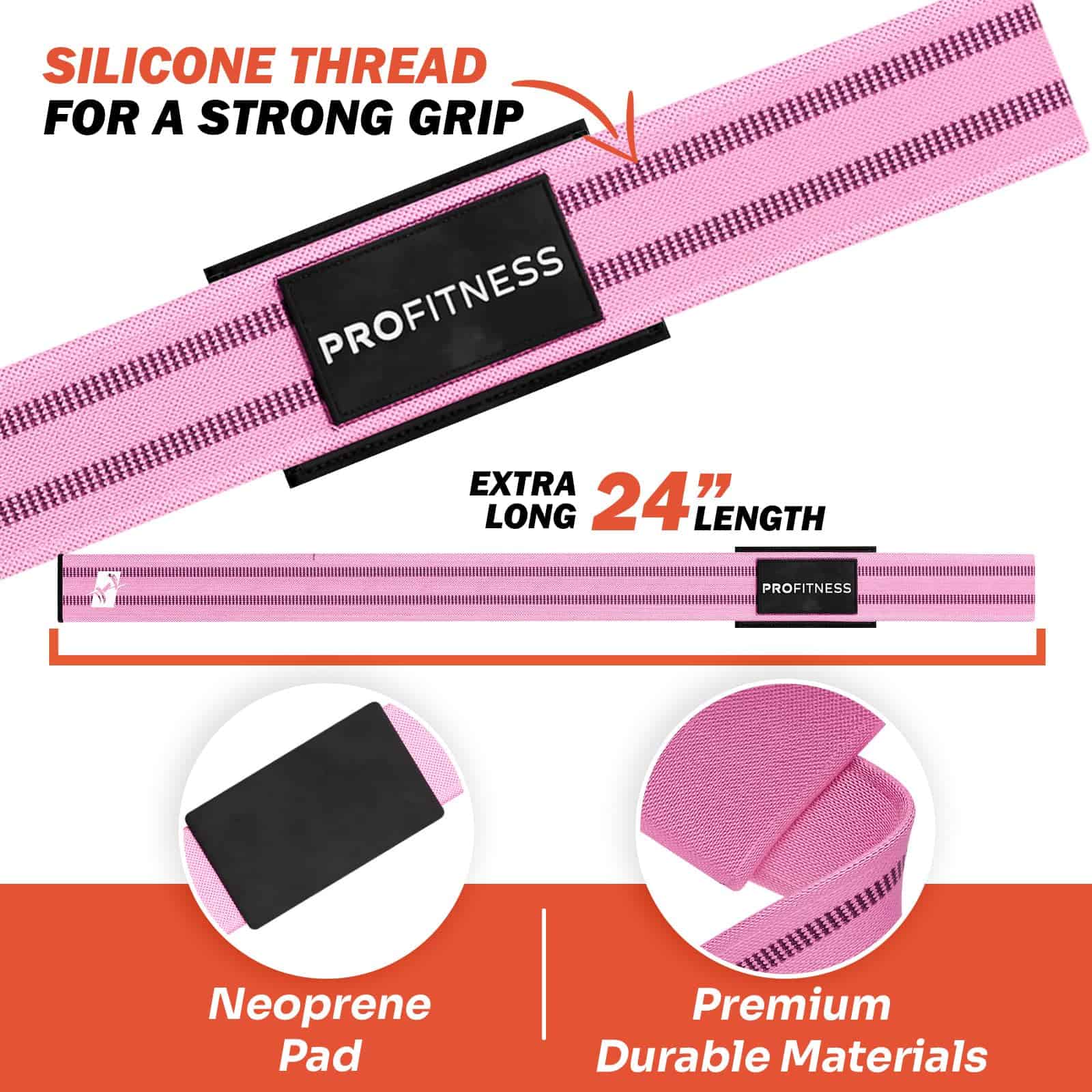 Set de Mujeres de ProFitness: Muñequeras y Correas de - Imagen 4