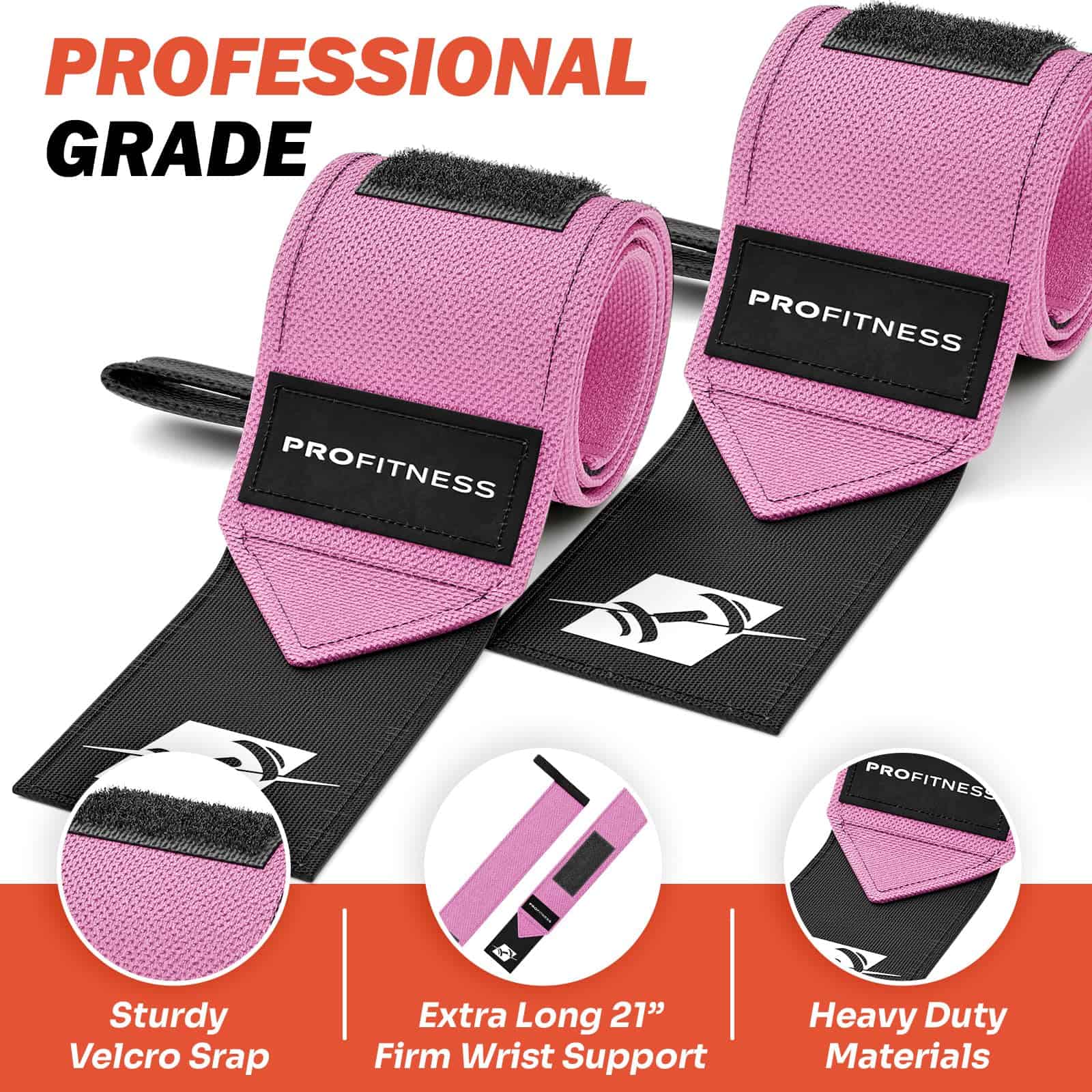 Set de Mujeres de ProFitness: Muñequeras y Correas de - Imagen 3