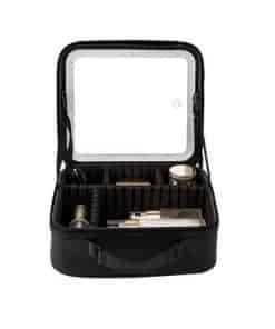 Bolsa de Maquillaje de Viaje TIKIUKI con Espejo Iluminado