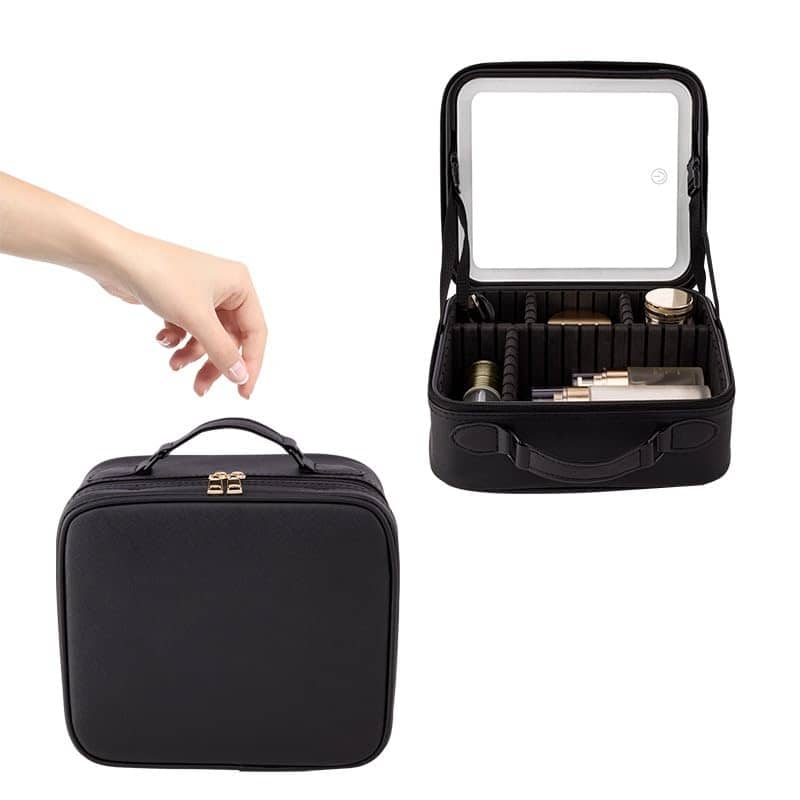 Bolsa de Maquillaje de Viaje TIKIUKI con Espejo Iluminado - Imagen 4