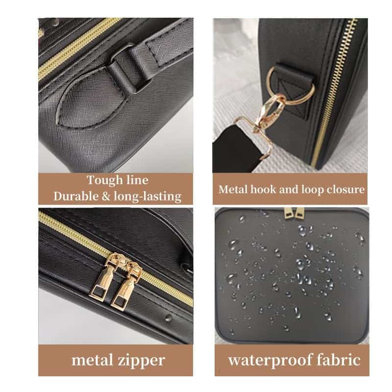 Bolsa de Maquillaje de Viaje TIKIUKI con Espejo Iluminado - Imagen 5