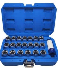 JEUCLEL 21PCS Juego de Llave de Tuerca de Bloqueo de Rueda