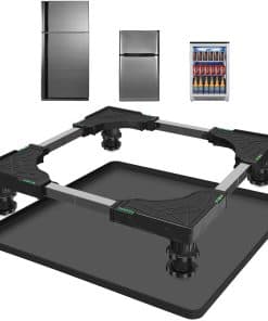 Base de Soporte para Mini Nevera con Tapete de Silicona,