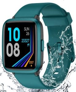 Reloj rastreador de fitness con monitor de -Cyan