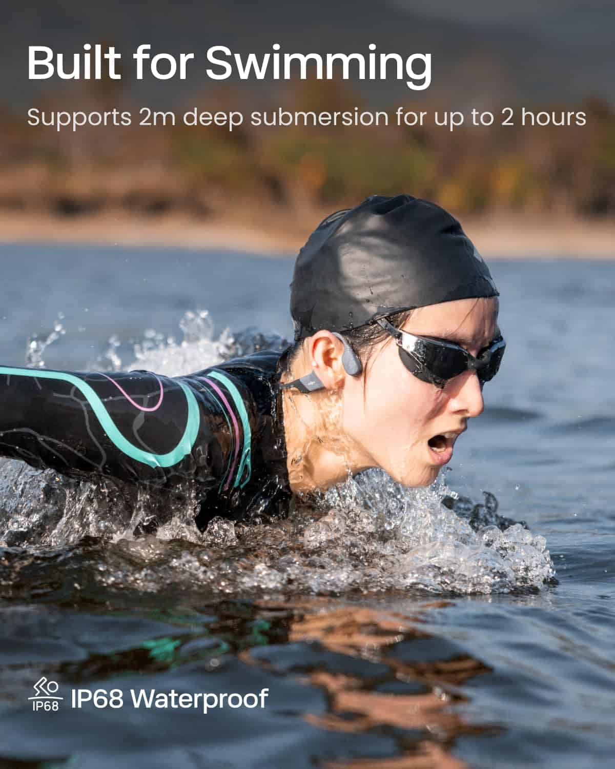 SHOKZ OpenSwim Pro - Auriculares Bluetooth de Oído Abierto - Imagen 4