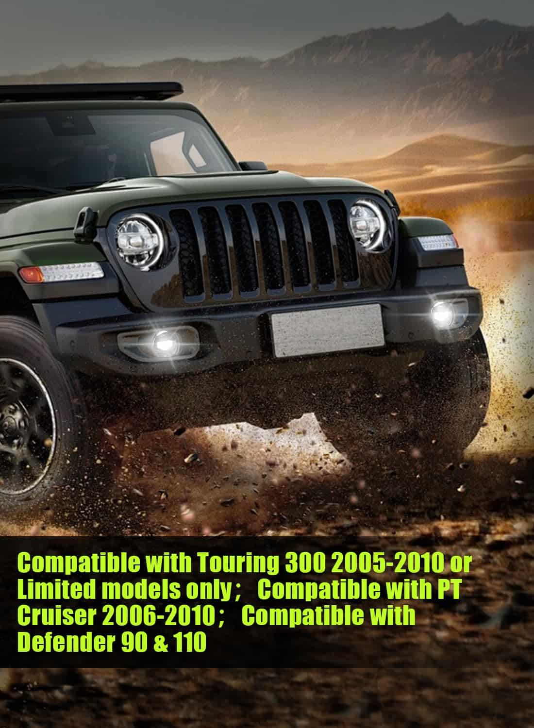 HENGTUAUTO 4inch LED Fog Light Assembly Front Bumper - Imagen 8