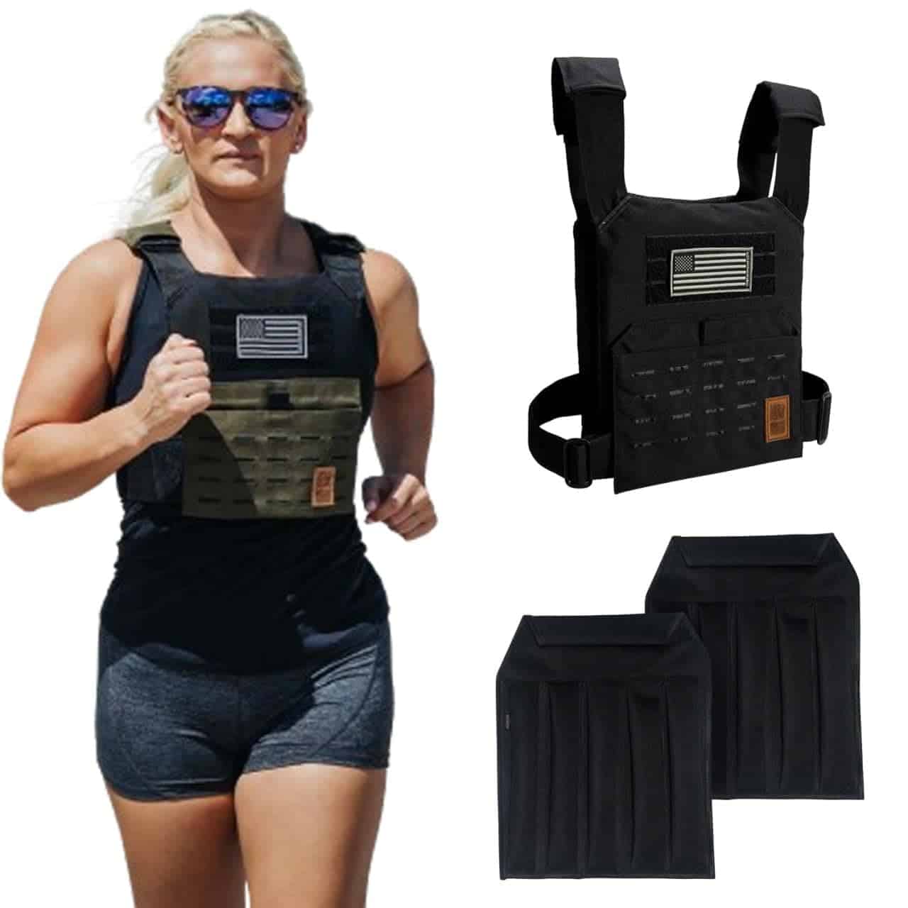 Chaleco con peso UBK MADE SPEED VEST para mujer, tejidos