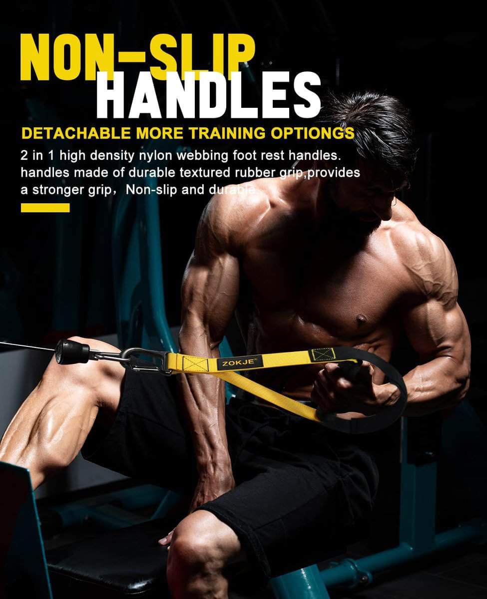 Kit de Entrenamiento en Casa con Cuerdas de Resistencia, - Imagen 10