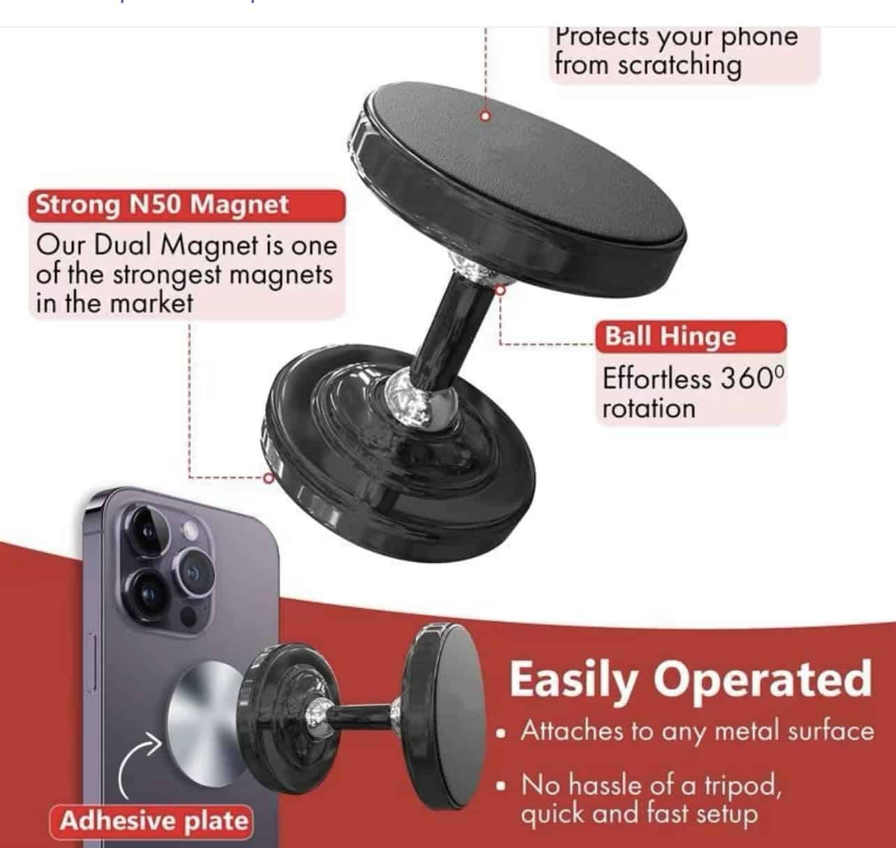 Mammoth MAG- El Original Imán de Gimnasio Base Magnética se - Imagen 8