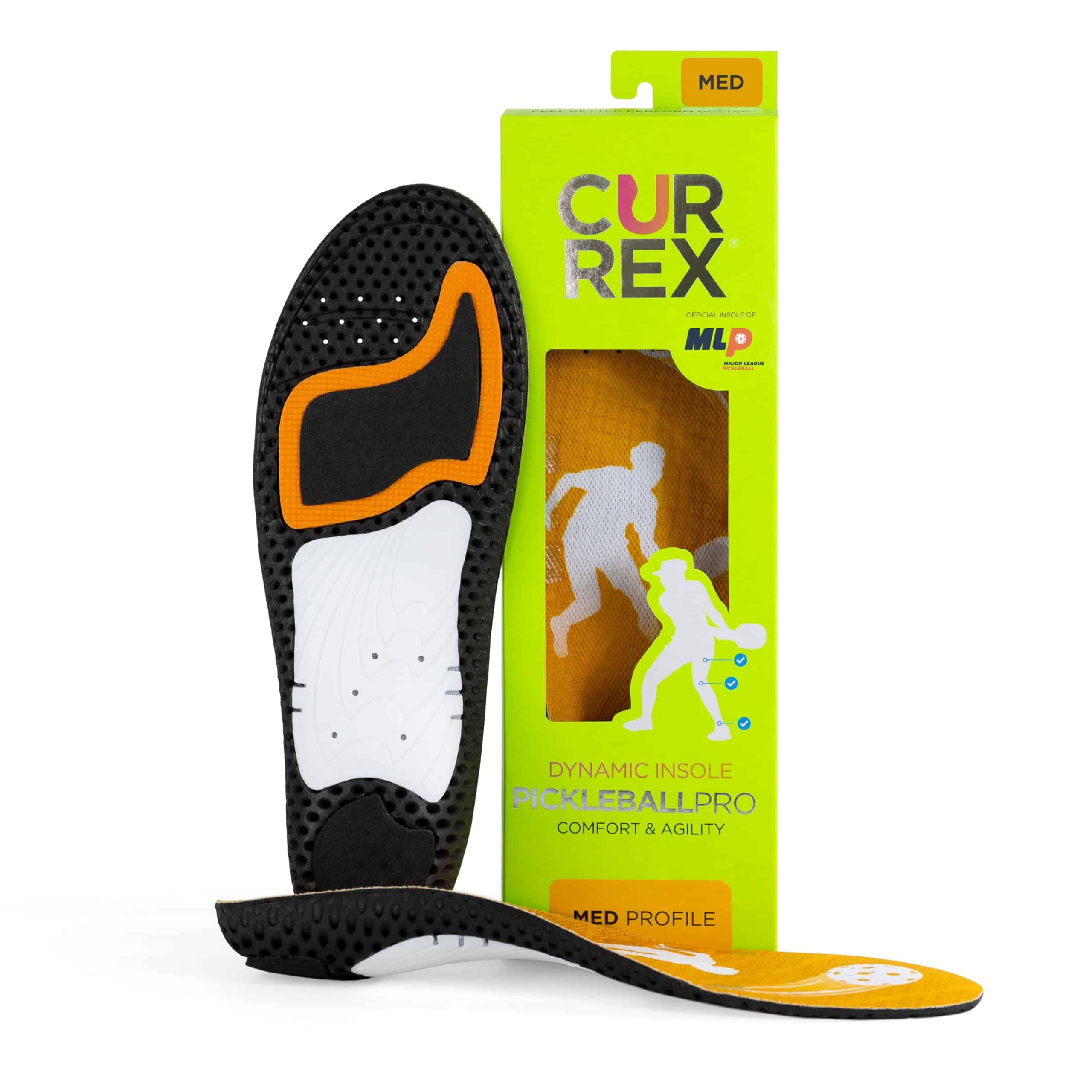 Plantillas CURREX PICKLEBALLPRO para Zapatos -Naranja