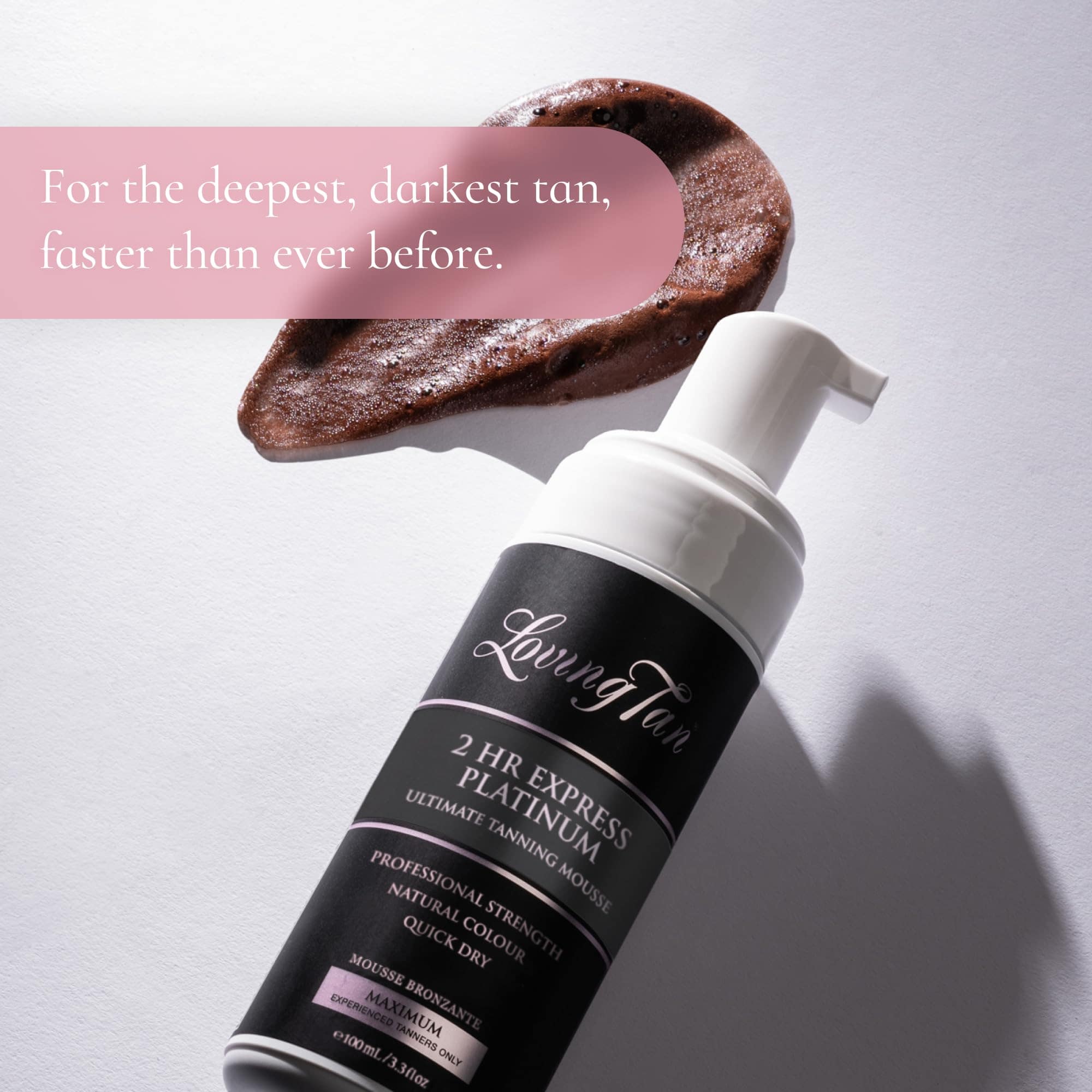 Loving Tan Platinum 2 HR Express Self Tanning Mousse, - Imagen 8
